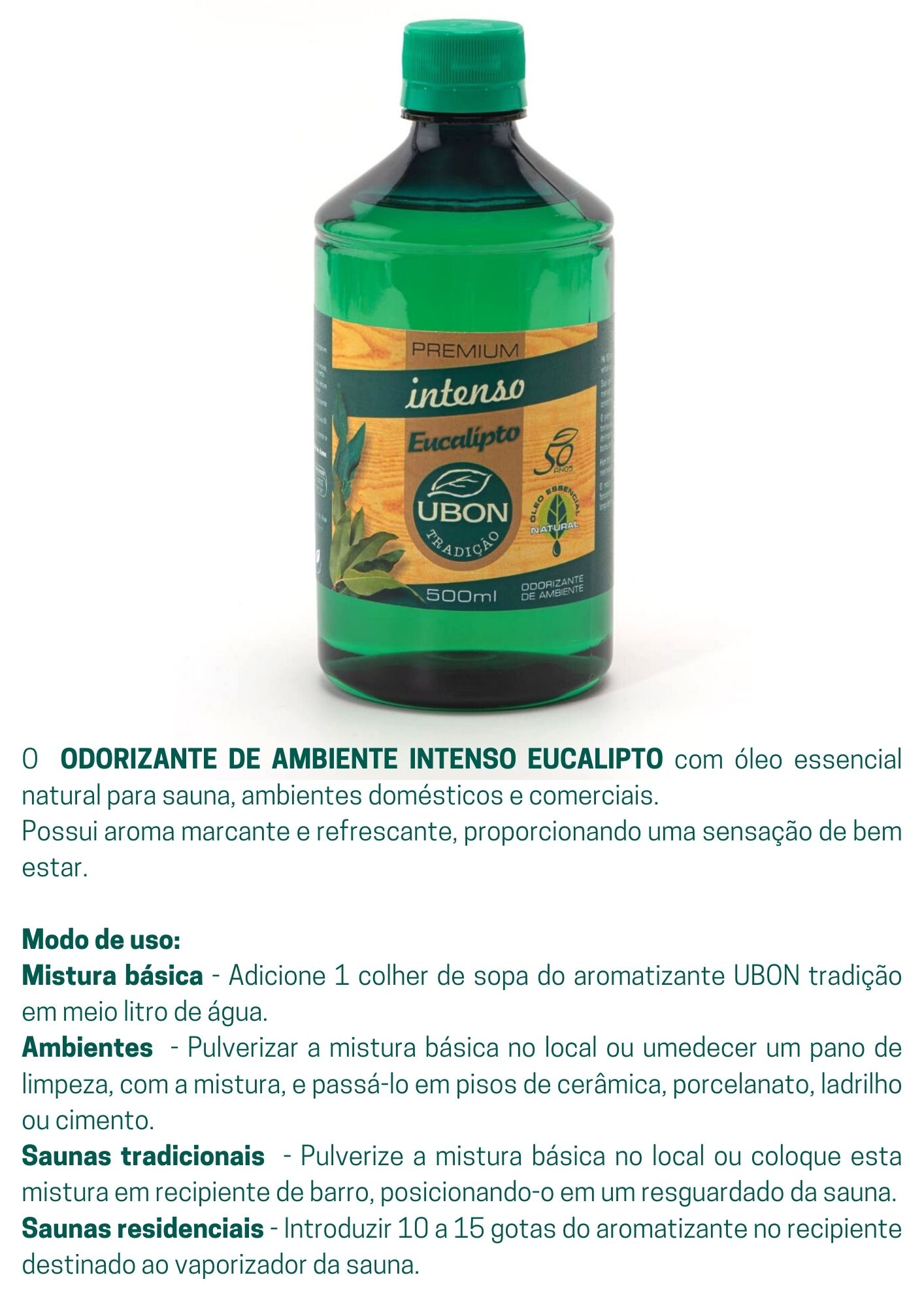 Odorizante de ambiente Intenso Eucalipto 500ml