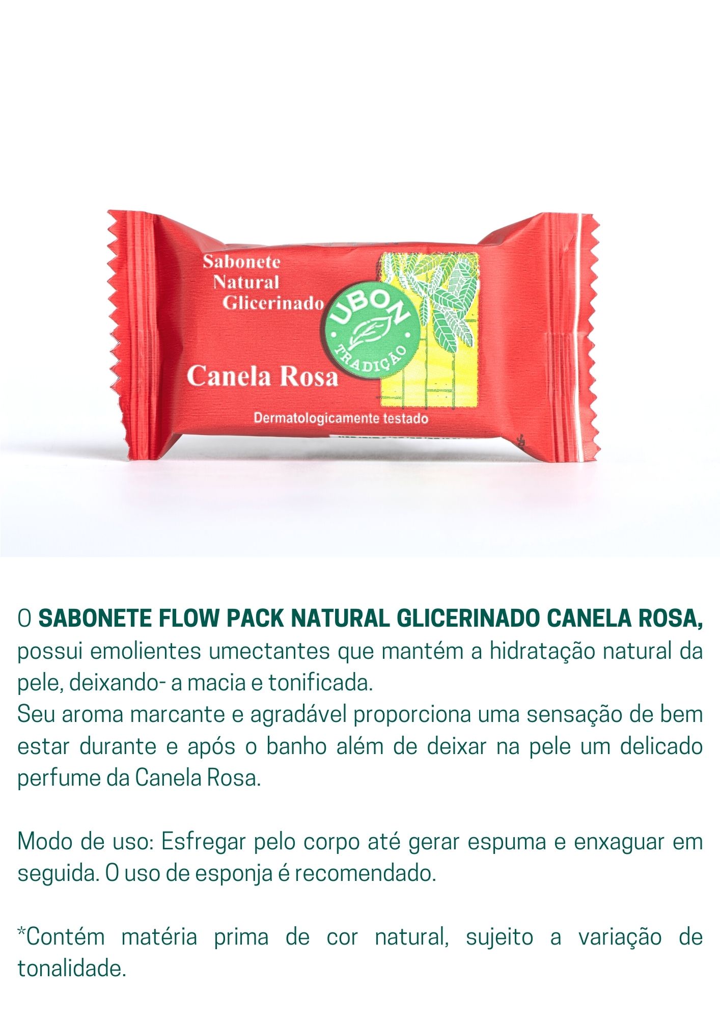 Sabonete Flow Pack Canela Rosa 15g