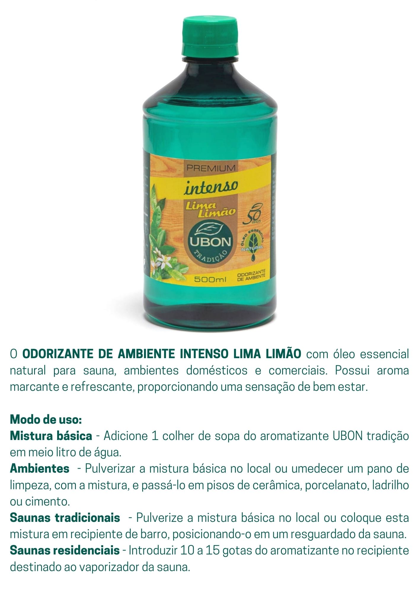 Odorizante de ambiente Intenso Lima Limão 500ml