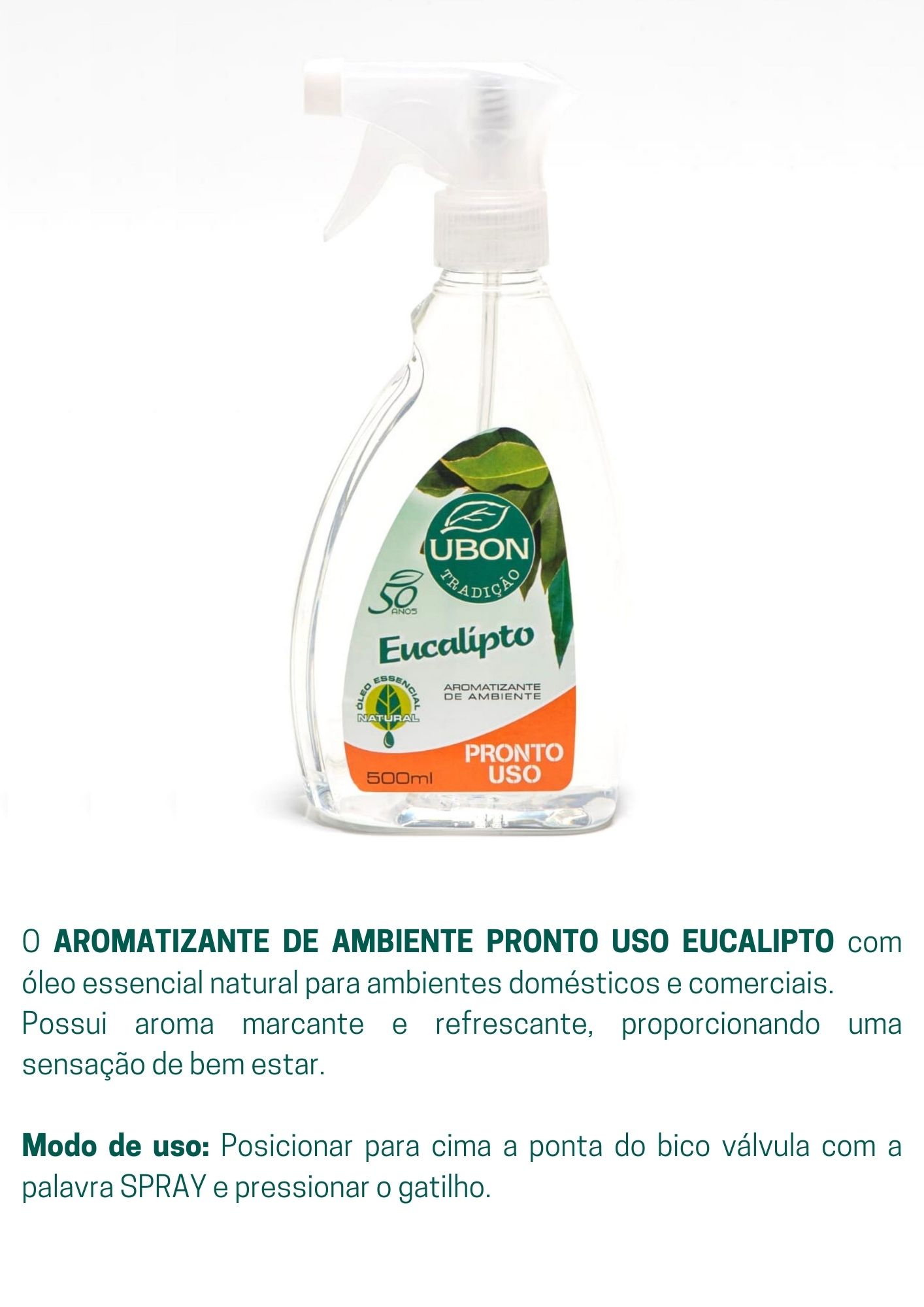 Aromatizante de ambiente Pronto Uso Eucalipto 500ml